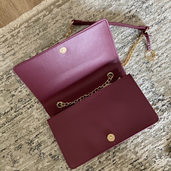 Chain burgundy bag - Picture 2 of 3